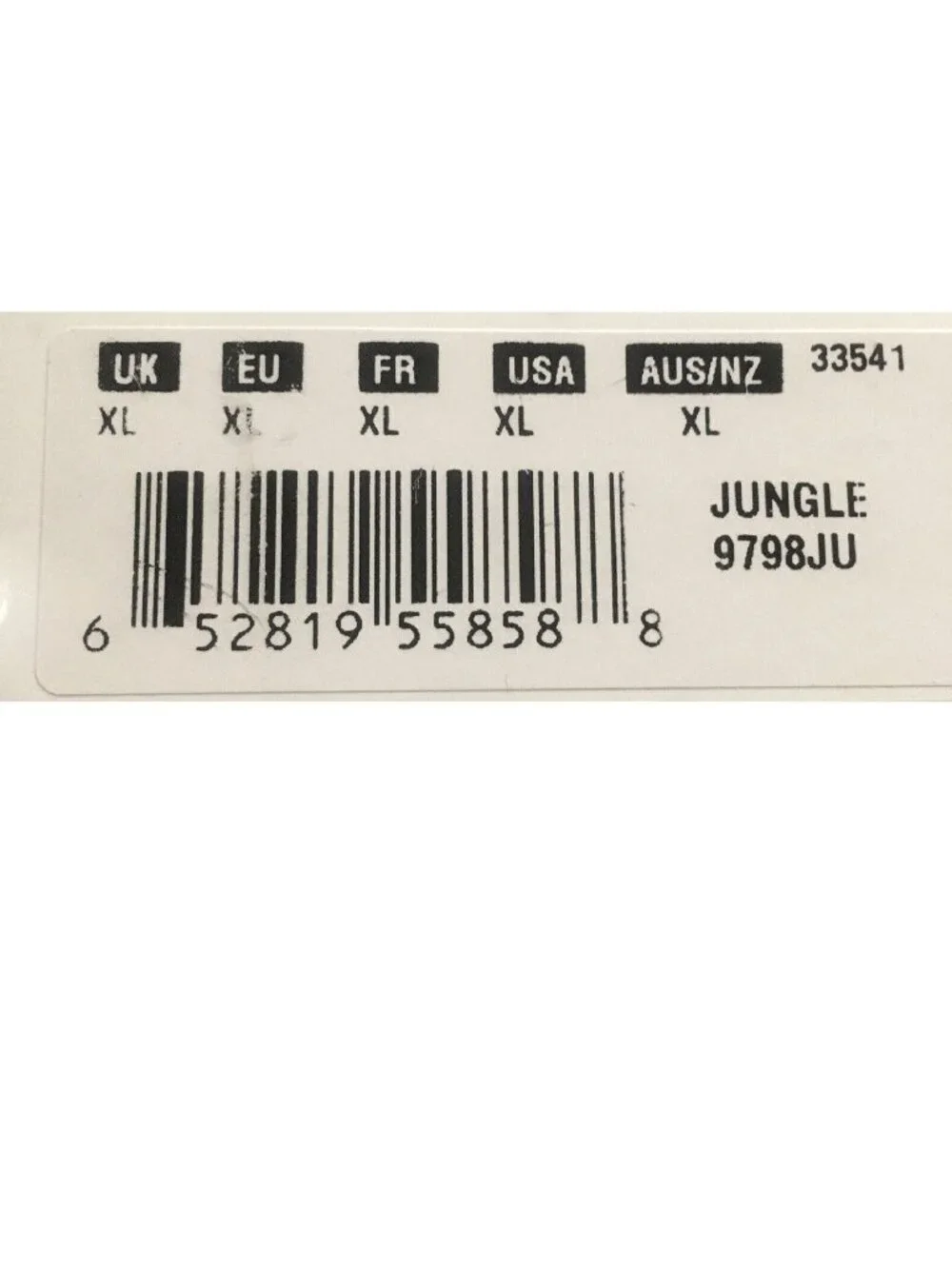 NWT Size XL Freya 9798JU Jungle Print Bikini Brief in Panama Cooler Aqua Camo